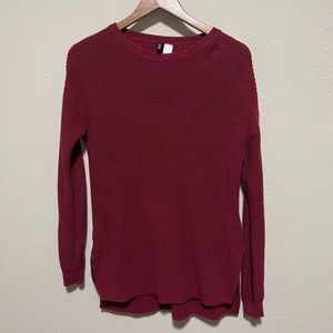 H+M Red Sweater